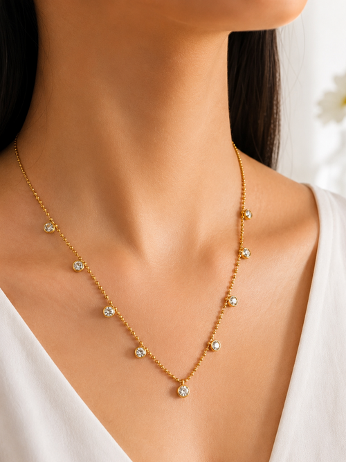 Celeste Station Necklace
