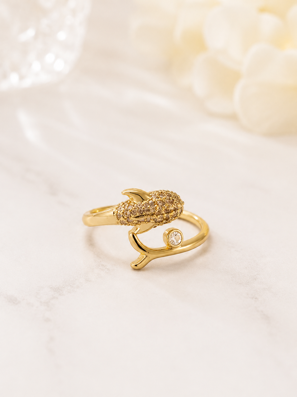 Crystal Serpent Ring