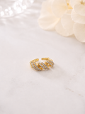 Twisted Crystal Ring
