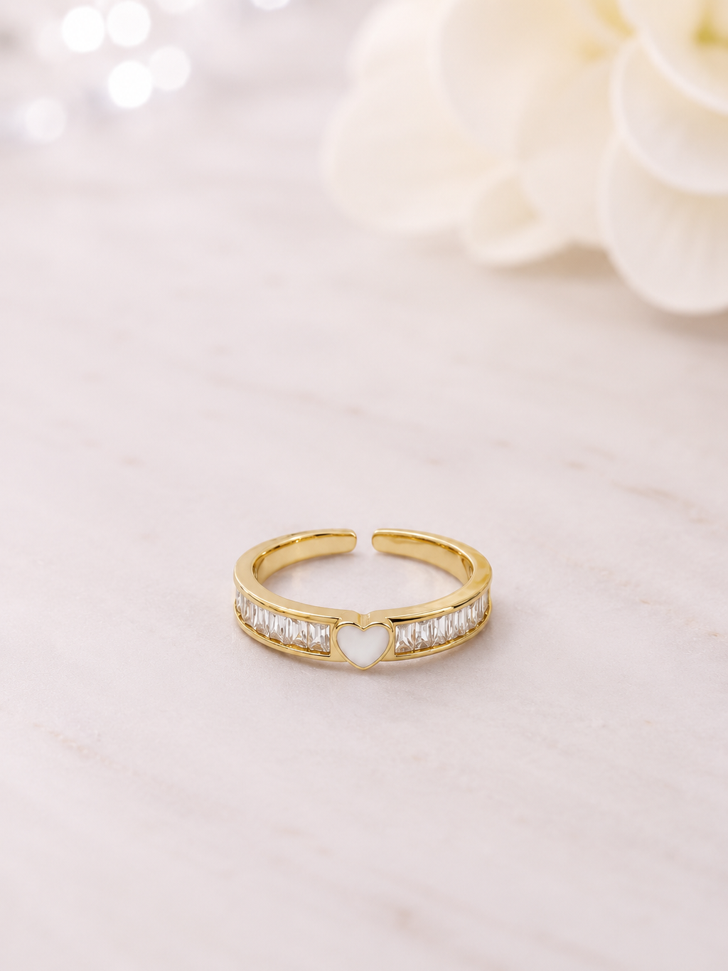 Heart Crystal Ring